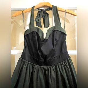 Halter style Marvel Loki dress Black/Green/Gold Junior’s size SM